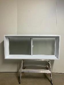 10911CP Fenêtre Coulissante PVC Verre givre 57 1/4 x 25 3/4 - Photo 2