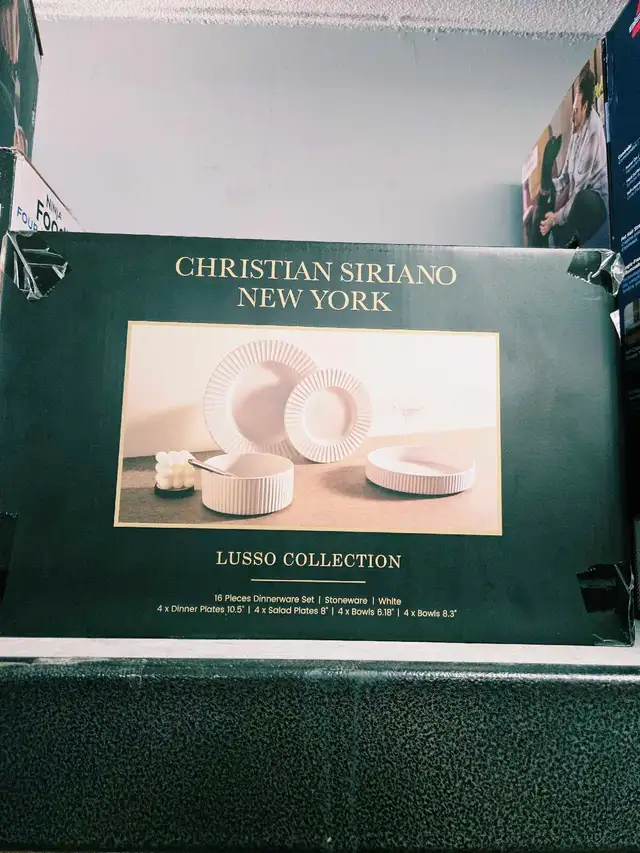 Ensemble de vaisselle Christian Siriano New York Lusso