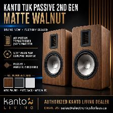 Kanto TUK Passive 2nd Gen Speakers – Brand New