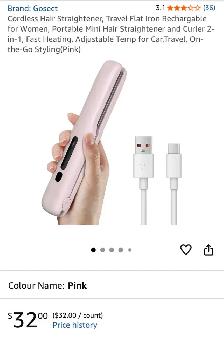 Gosect Travel Hair Straightener / flat iron - Photo 3
