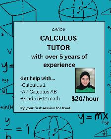 Online Calculus and High school Math Tutor