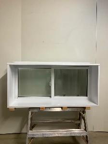 10785CP Fenêtre Coulissante PVC  2 sect 1 ouvr 47 7/8 x 24 1/4 - Photo 2