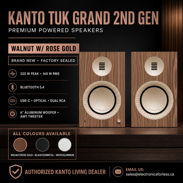 Kanto TUK Grand 2nd Gen Powered Speakers