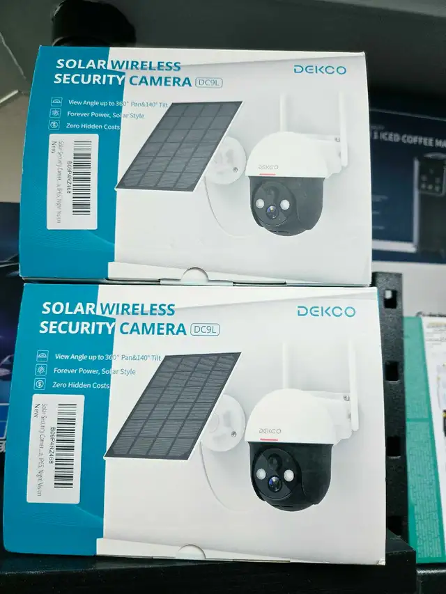 Caméra de sécurité sans fil solaire DEKCO DC9L