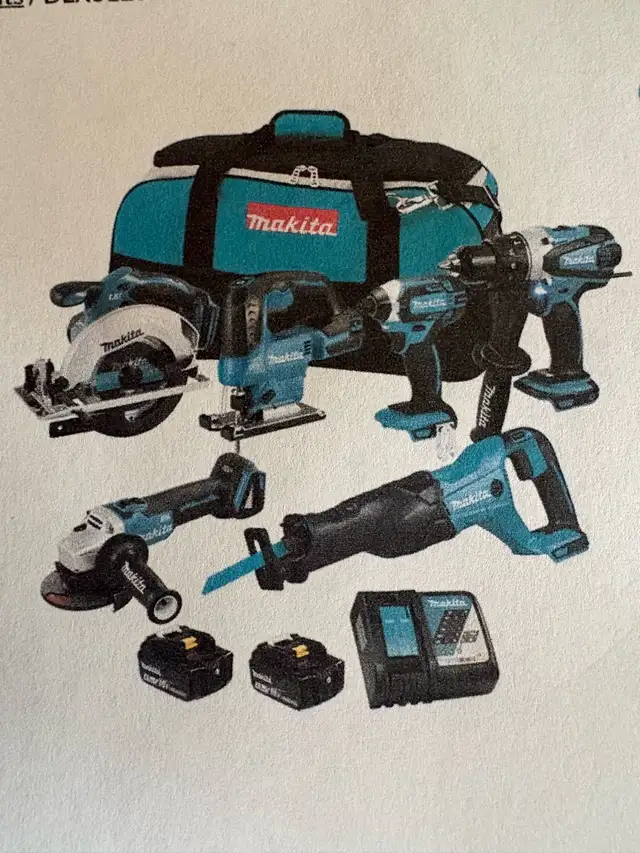 Makita 18 volt 6 tool combo kit