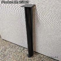 Black Rolling Office Table or Desk Leg 28' H