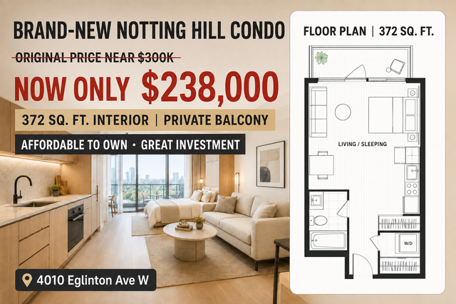 Notting Hill Studio with Balcony | 238k | original~$300k
