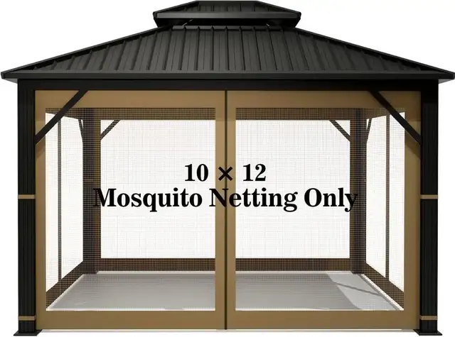 NEW OEM SOJAG 10x12 GAZEBO NETTING – PMELL12-T14 – SEALED – $110