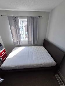 Brand new IKEA Full/Double Size Mattress and Bed Frame