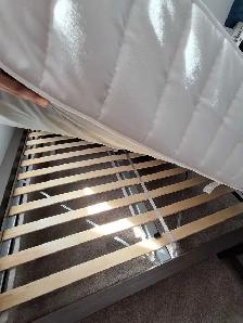 Brand new IKEA Full/Double Size Mattress and Bed Frame - Photo 3