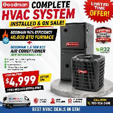 High Efficiency Goodman furnace and Air conditioner deals $5199 - Photo 2