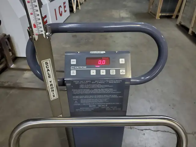 Welch Allyn Scale-Tronix 5002  Portable Stand on Scale