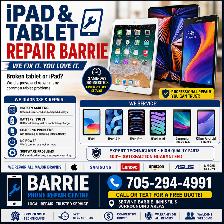 iPad & Tablet Repair Barrie | Screen Repair | Battery | Charg