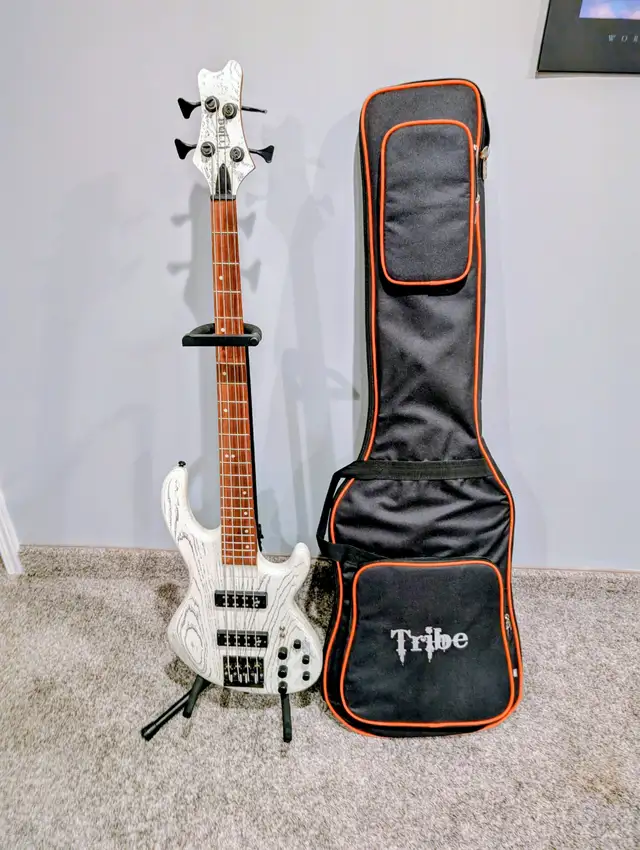 Tribe Avalanche 4 string bass guitar