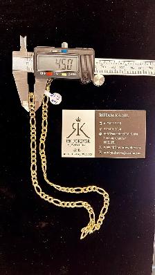 10k yellow Gold Chain  # R 18 - Photo 8
