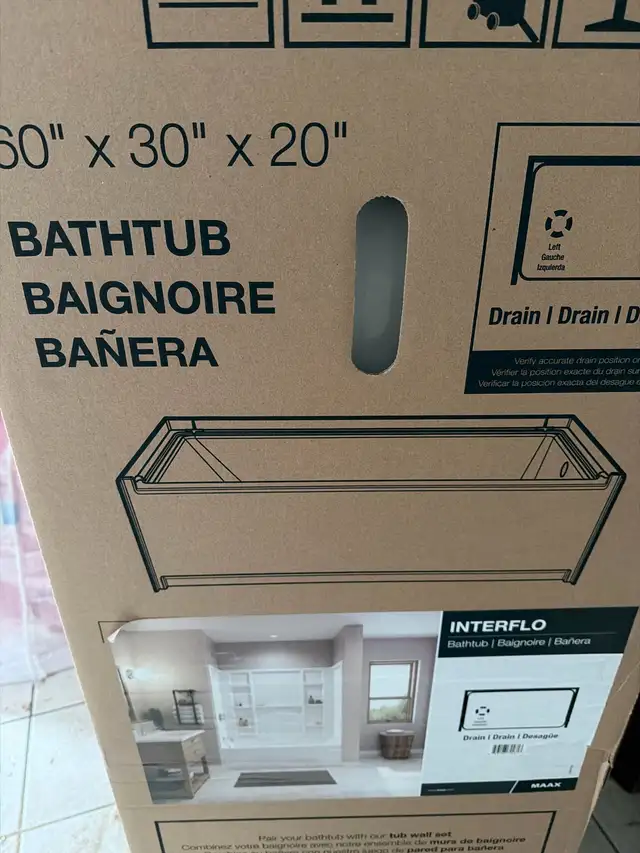 Vinyl Bathtub