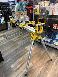 Makita LS1212  Mitre Saw with Dewalt Stand