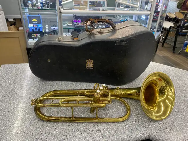King EB ALTO Baritone 3 Valve Horn