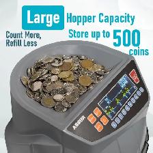 ASSUR Canadian Coin Counter Sorter High-Speed Change Machine wit - Photo 3