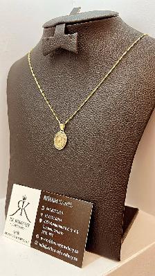 10k yellow Gold Chain with pendant # R 19 - Photo 2