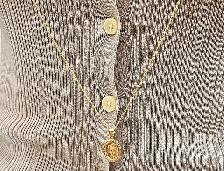 10k yellow Gold Chain with pendant # R 19 - Photo 8