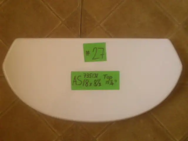 No. 27 - $40 American Standard Tank Lid 735131
