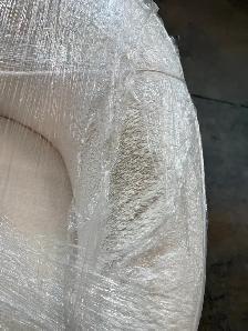 Stryker 90' Upholstered Bouclé Curved Sofa - Photo 4