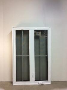 10442BH Fenêtre Battant HYBRIDE Noir 2 sect 2 ouvr 40 x 60 - Photo 2