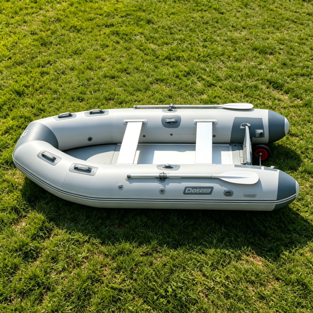 12 ft inflatable boat great for fishing and family fun