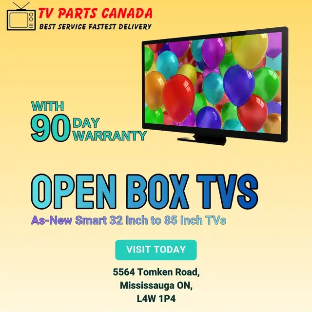 Huge Selection of Open Box TVs – 32' to 85' | Starting At $125