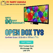 Huge Selection of Open Box TVs – 32' to 85' | Starting At $125