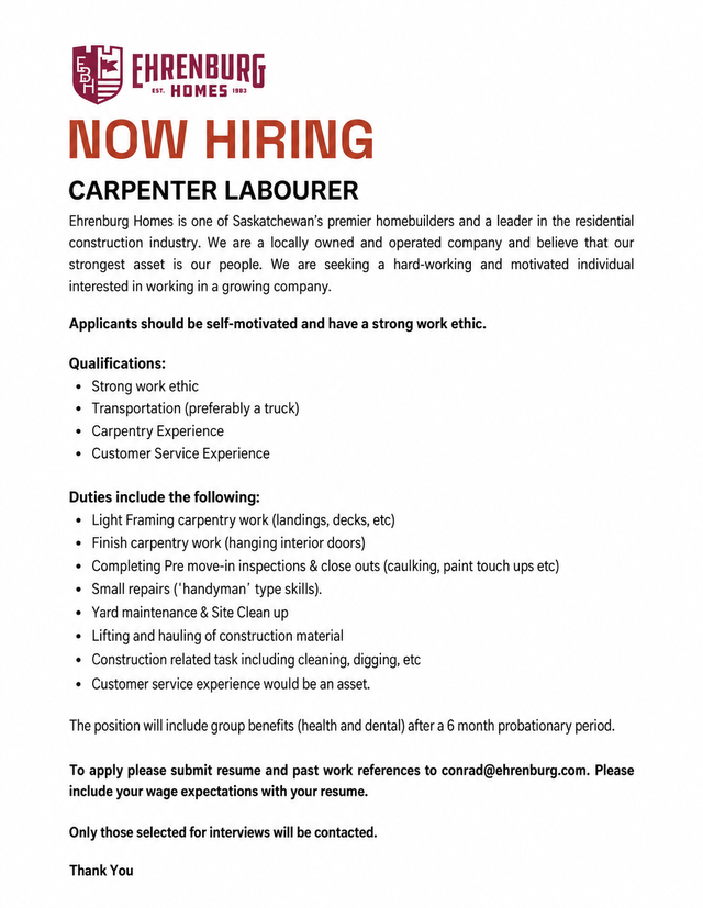Carpenter Labourer
