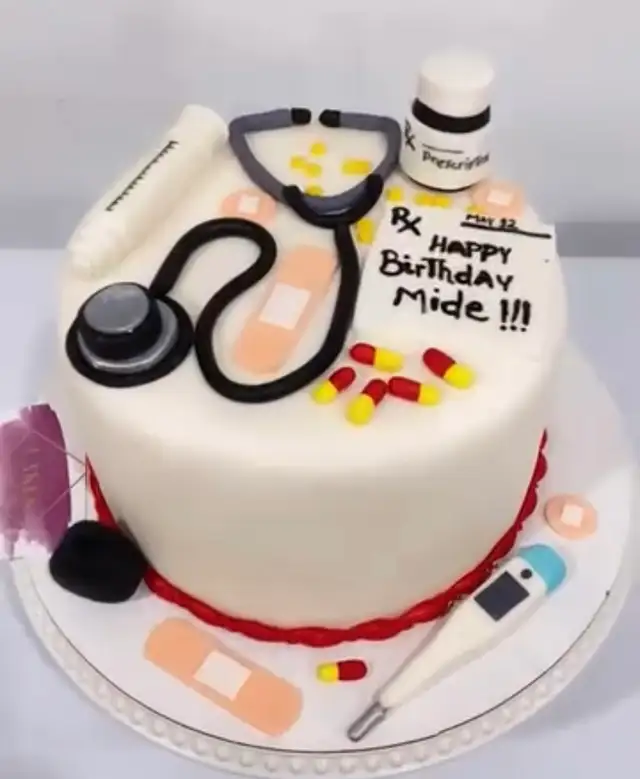 Doctor cake , medicine cake Custom Cakes