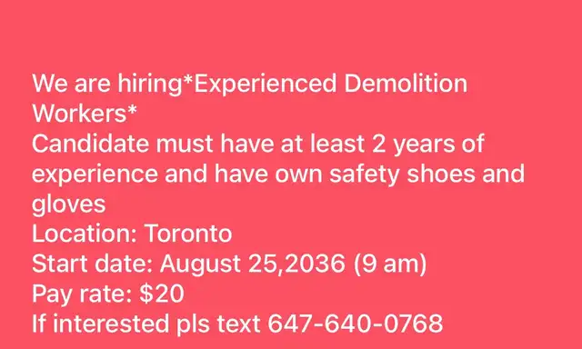 demolition worker
