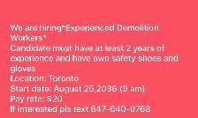 demolition worker