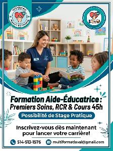 Formation Aide-Éducatrice