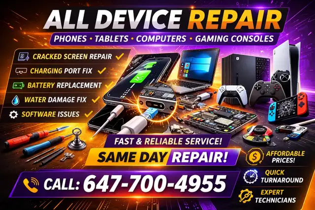 Game Console Repair PlayStaion 5, Xbox / Nintendo Switch.