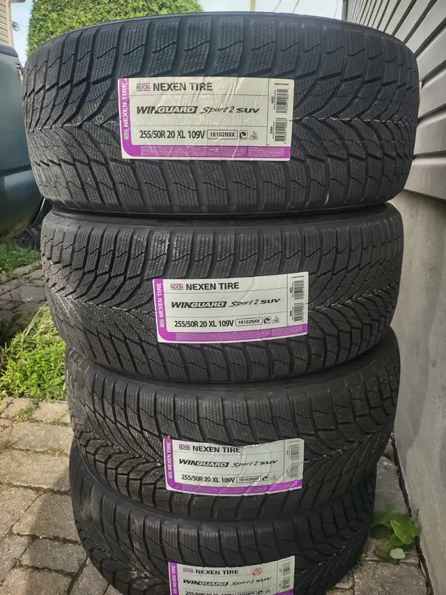 255-50R20x4 pneus hiver Nexen WinGuard neufs. Erreur de commande