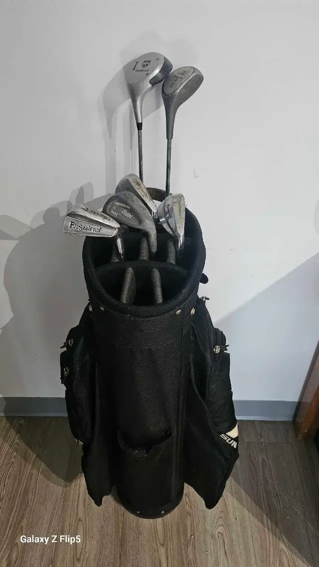 Sac de golf avec 6x clubs de golf