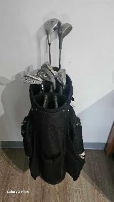 Sac de golf avec 6x clubs de golf