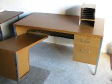 Used Office Desk With Side Desk! $30