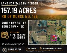 Land for Sale by Tender - RM of Morse 165 -  SW of Gouldtown