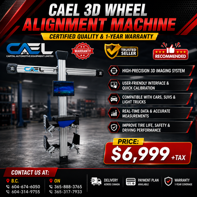 New CAEL 3D Wheel Alignment Machine– Certified &Warranty