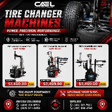 CAEL Tire Changers – Professional Performance for Every Workshop