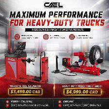 New CAEL Heavy-Duty Truck Wheel Balancer & Tire Changer