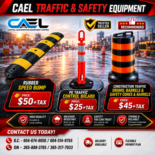 New Traffic & Safety Equipment – Reliable Solutions for Traffic