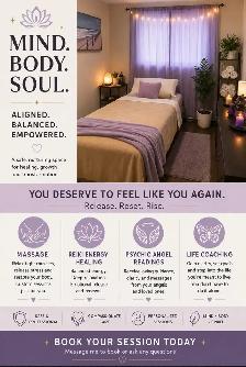 Relaxation Massage • Reiki • Angel Readings • Life Coaching