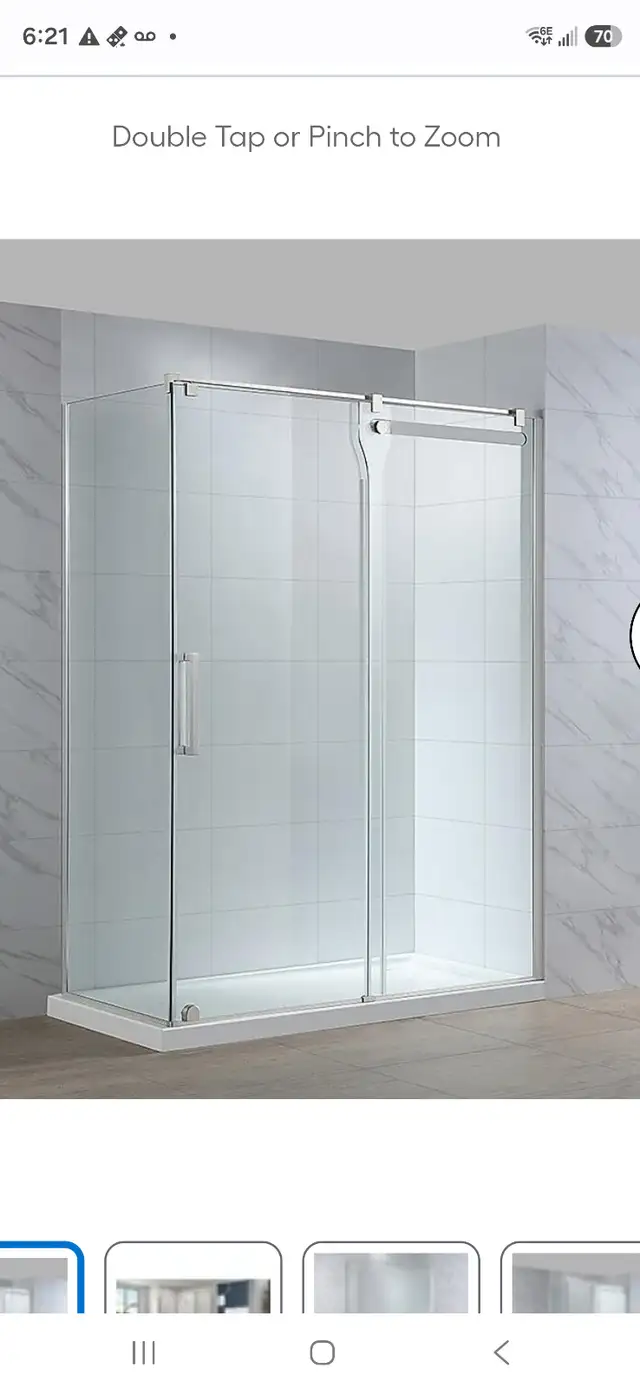 Glass Shower Doors 32' x 60' NEW