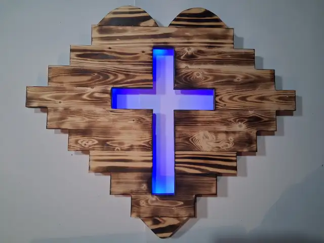 LED Backlight Cross