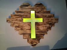 LED Backlight Cross - Photo 2